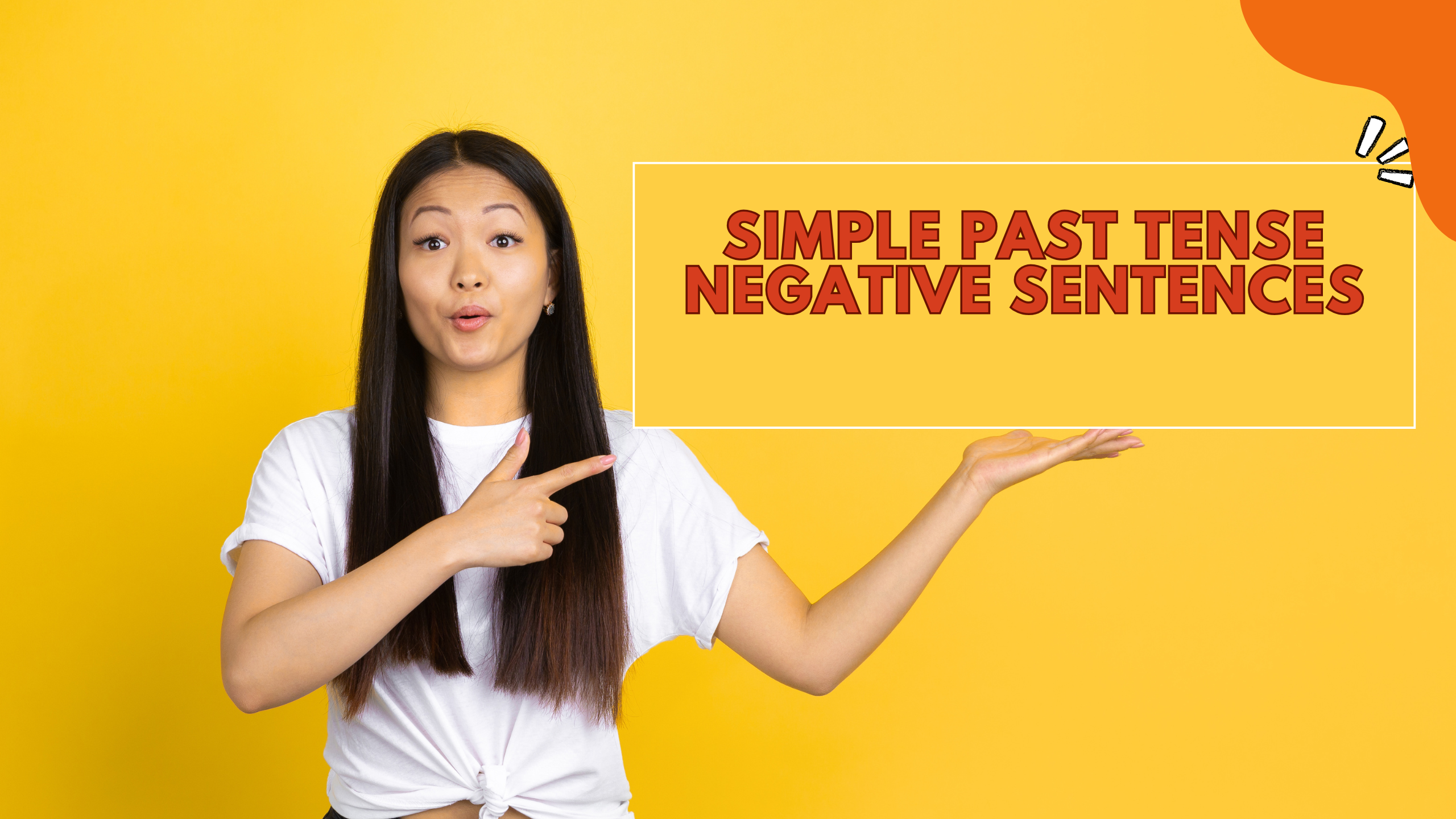 Simple Past Tense Negative Sentences in English and Bengali